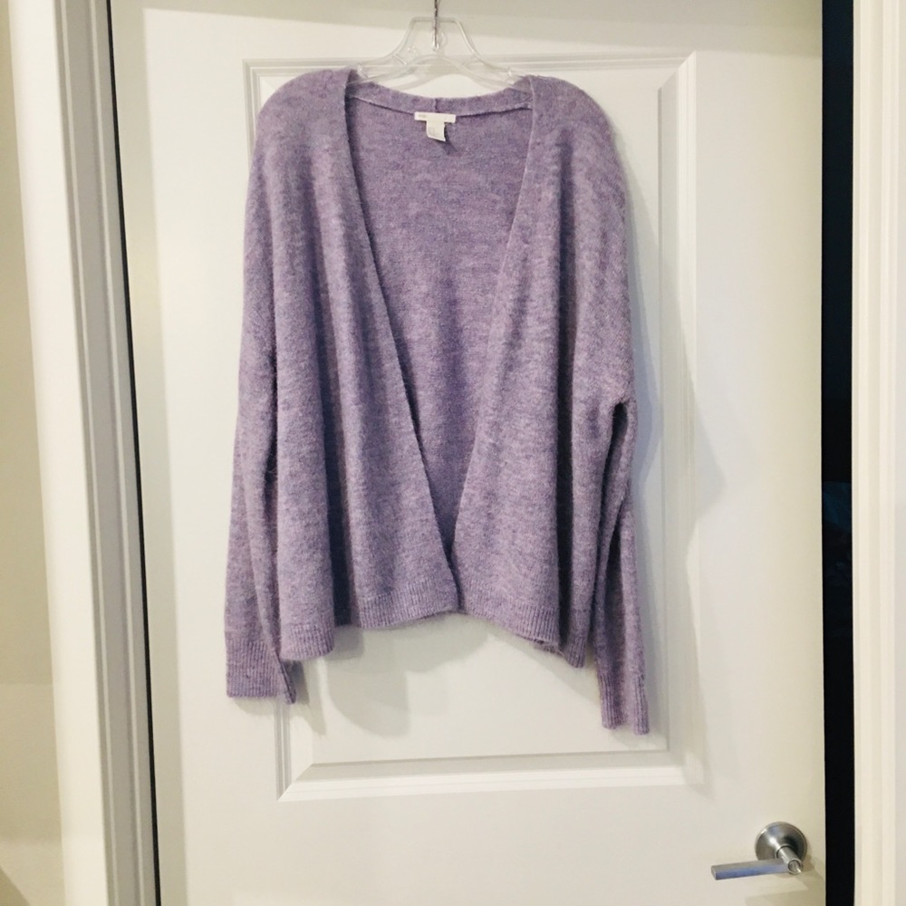 Open cardigan sweater. Size Large. From H&M